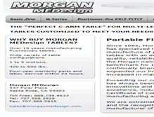 Tablet Screenshot of morganmedesign.com